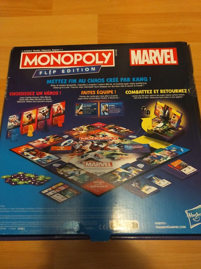 Jeu de Monopoly Marvel - photo numéro 2