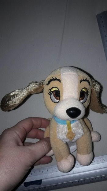 Belle et le clochard peluche