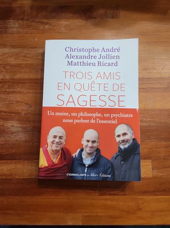Livre : trois amis en quête de sagesse