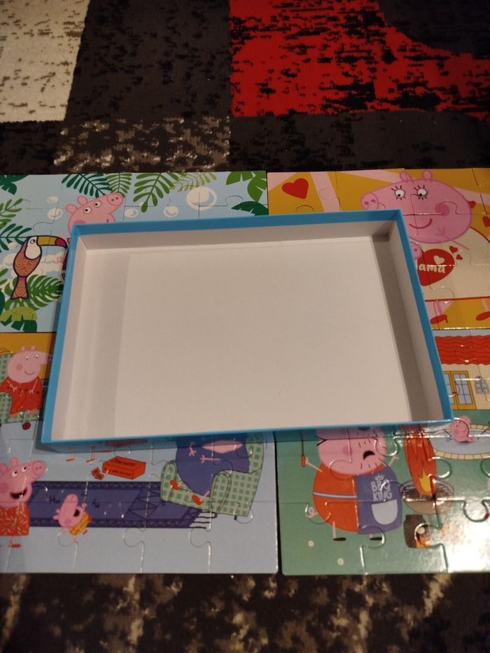 Puzzle 4 en 1 Peppa pig évolutif avec l'âge - photo numéro 5