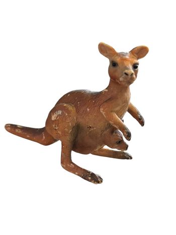 Figurine vintage Kangoroo et son petit Bullyland