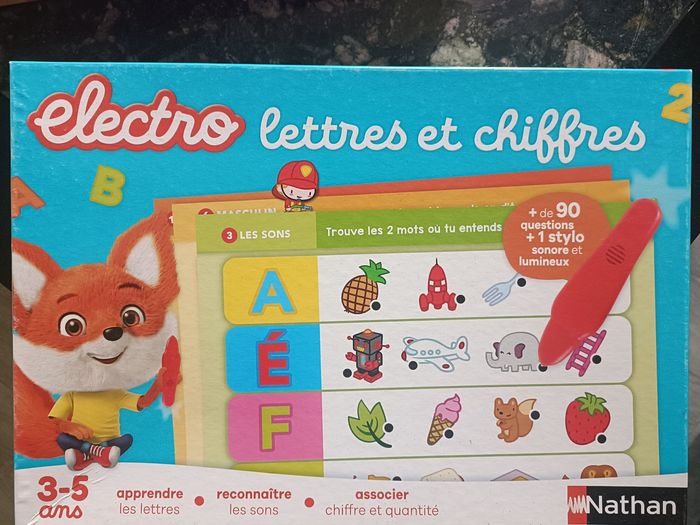 Jeu électro lettres et chiffres