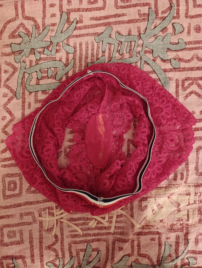 Culotte short rose a dentelle - photo numéro 3