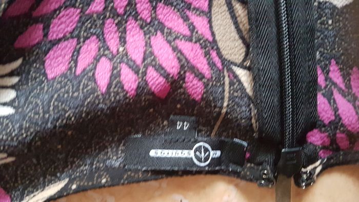 Robe été femme 44 noire à motifs Squitos - photo numéro 2