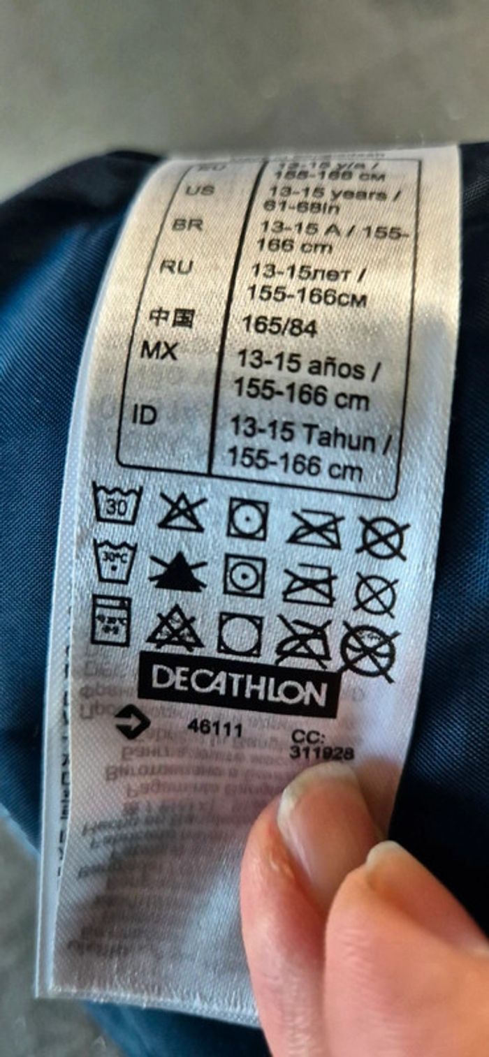 Kway decathlon 13/15 ans - photo numéro 6