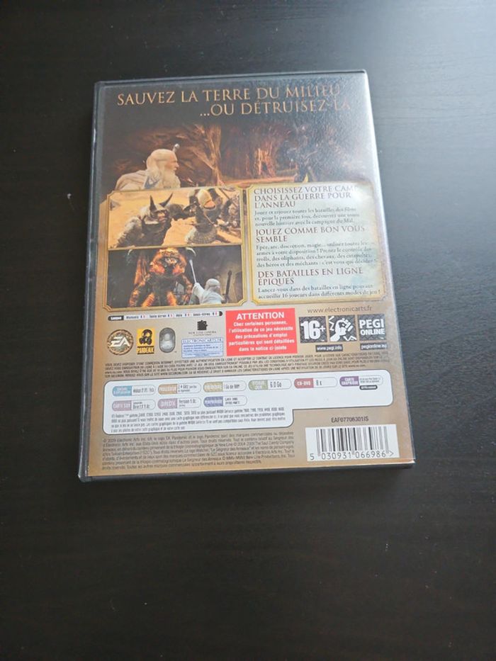 Jeu PC le seigneur des anneaux - photo numéro 2