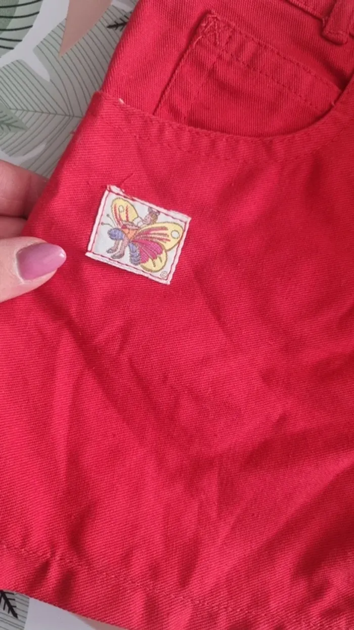 Jupe rouge taille 3 ans printemps - photo numéro 4