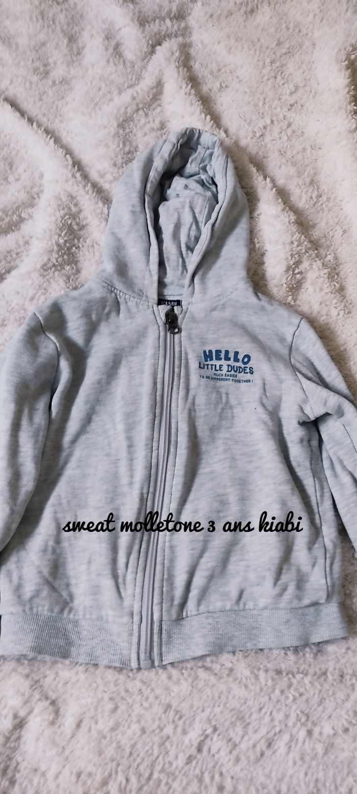 Sweat molletone 3 ans kiabi