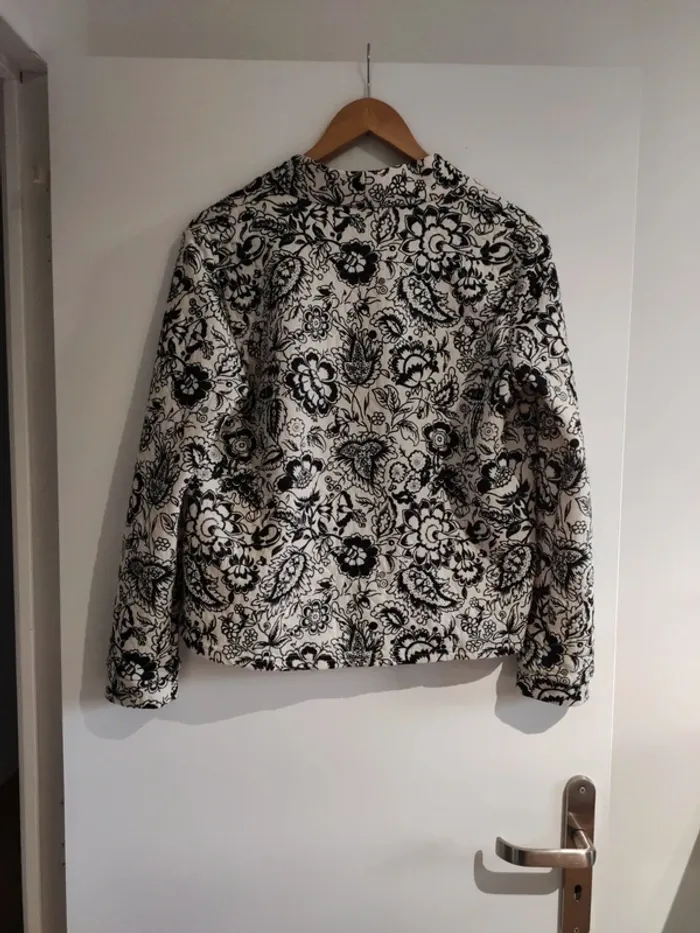 Veste noir et blanc - 34 - Neuve - photo numéro 7