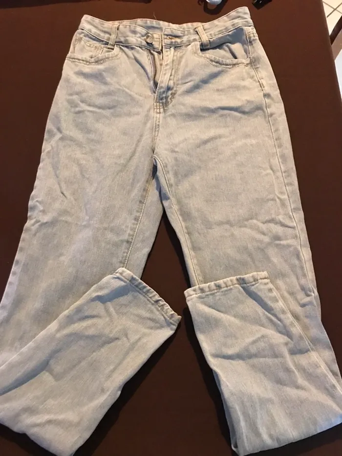 2 jeans fille xs - photo numéro 3