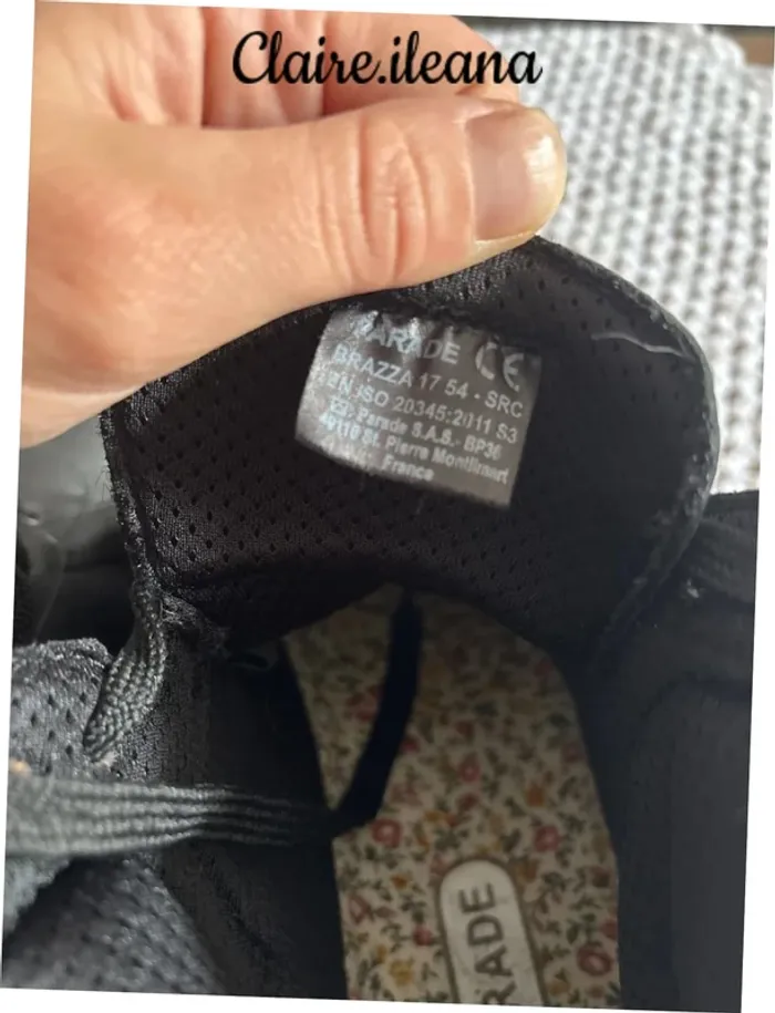 🛑 sneakers / chaussure de sécurité 🛑 T39 - photo numéro 5