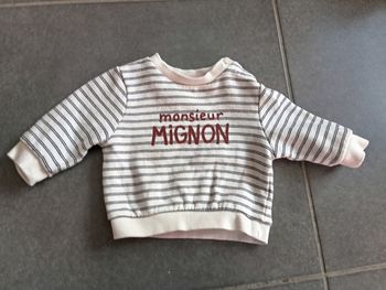Sweat taille 3 mois 