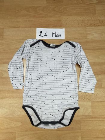 Body manches longues 24 mois Tissaia