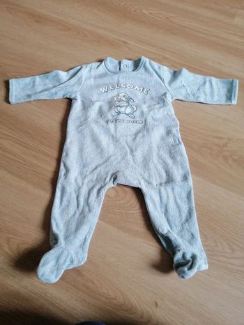 Pyjama velours 6 mois