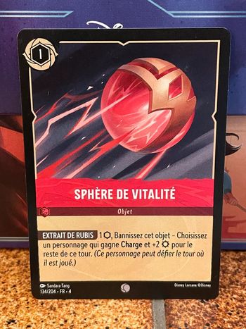 Carte Lorcana - Sphère de Vitalité - 134/204 - FR - 4