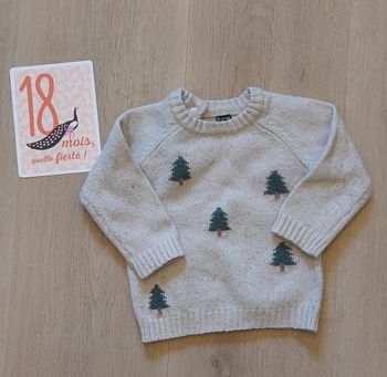 Pull hiver garçon 18 mois