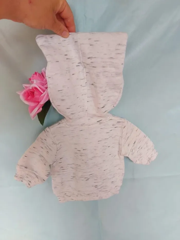 Gilet zippé à capuche mixte kiabi 1 mois - photo numéro 5