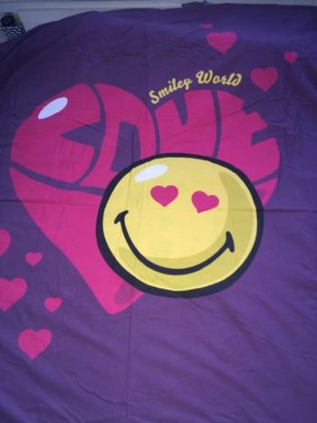 Parure de couette Smiley 2 personnes