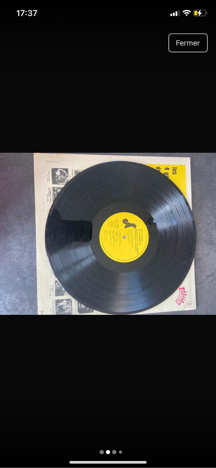 Vinyle 33 tours Les quatre grands de l’accordéon - photo numéro 2
