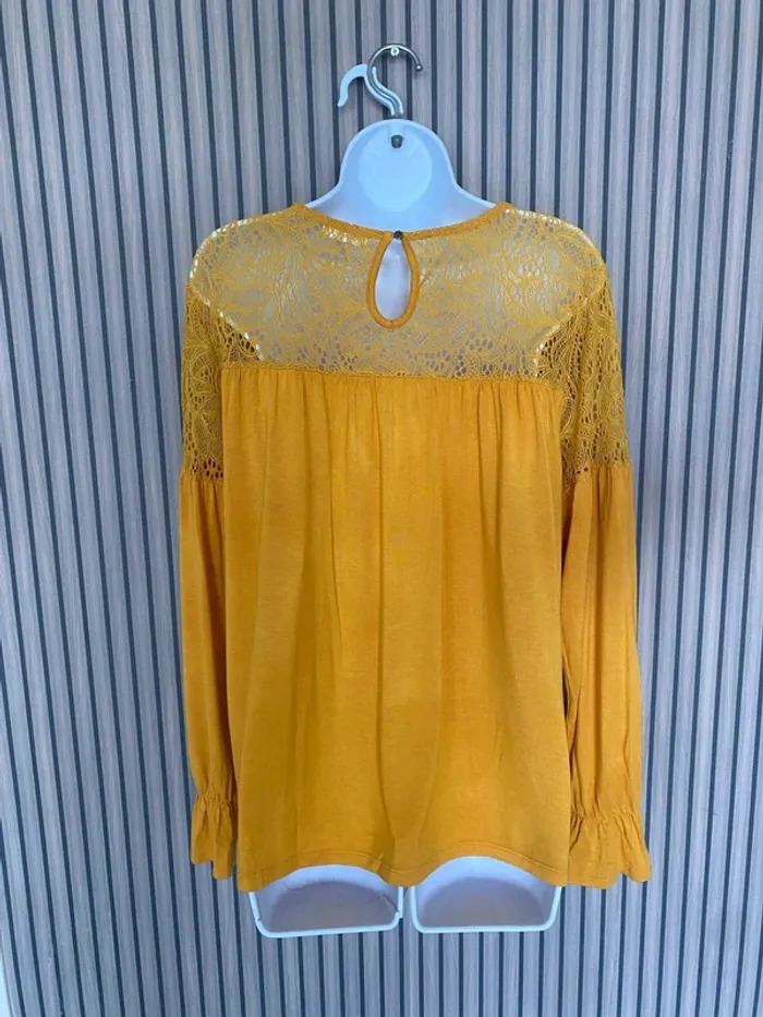 Blouse manche longue cache-cache taille xl - photo numéro 2