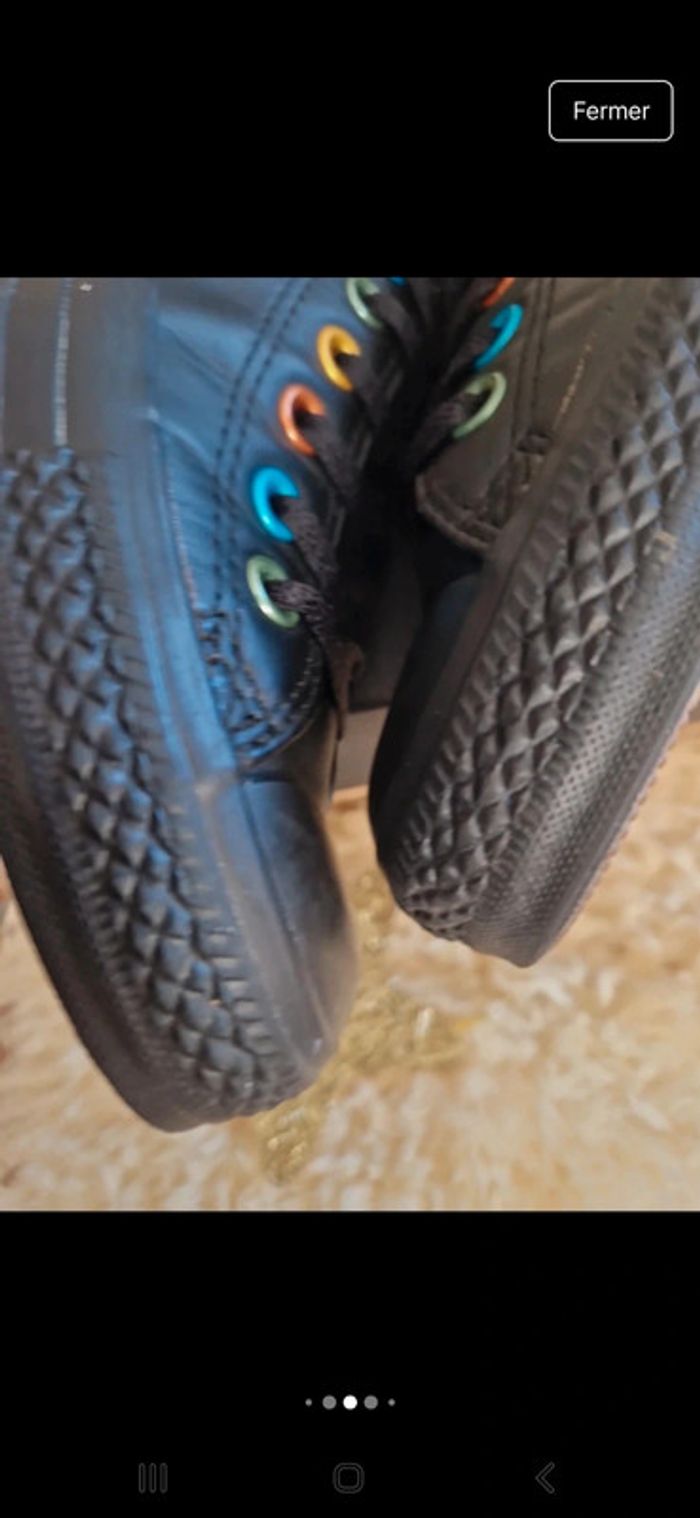 Converse noires 💣 - photo numéro 16