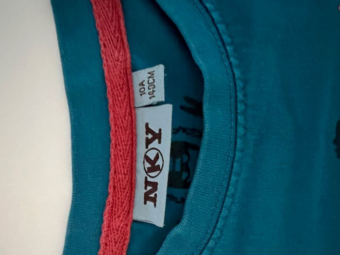 Tshirt manches longues bleu 10 ans - photo numéro 3