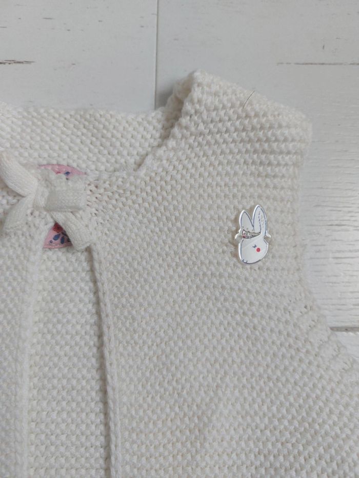 Gilet boléro blanc Sergent Major - photo numéro 2