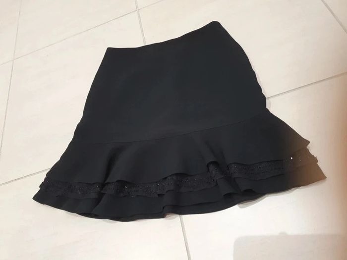 Jupe volants et paillettes - Taille XS/34