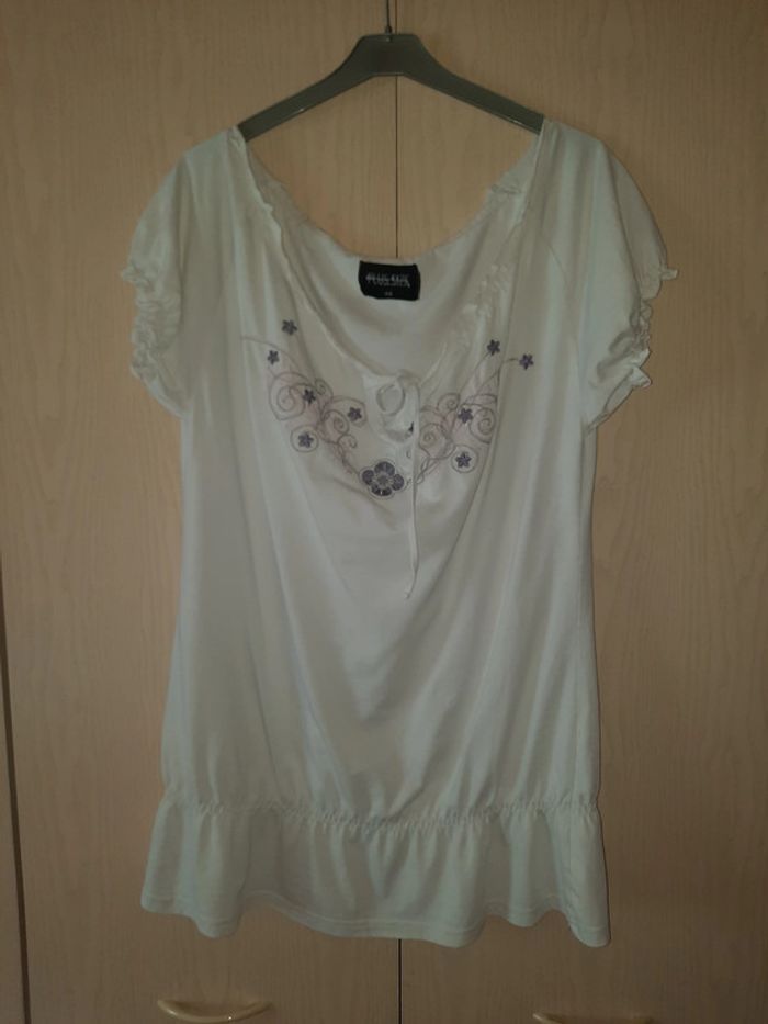 Tunique blanche taille 46