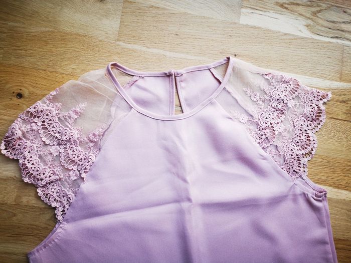 Robe d'été manches en dentelle - photo numéro 2