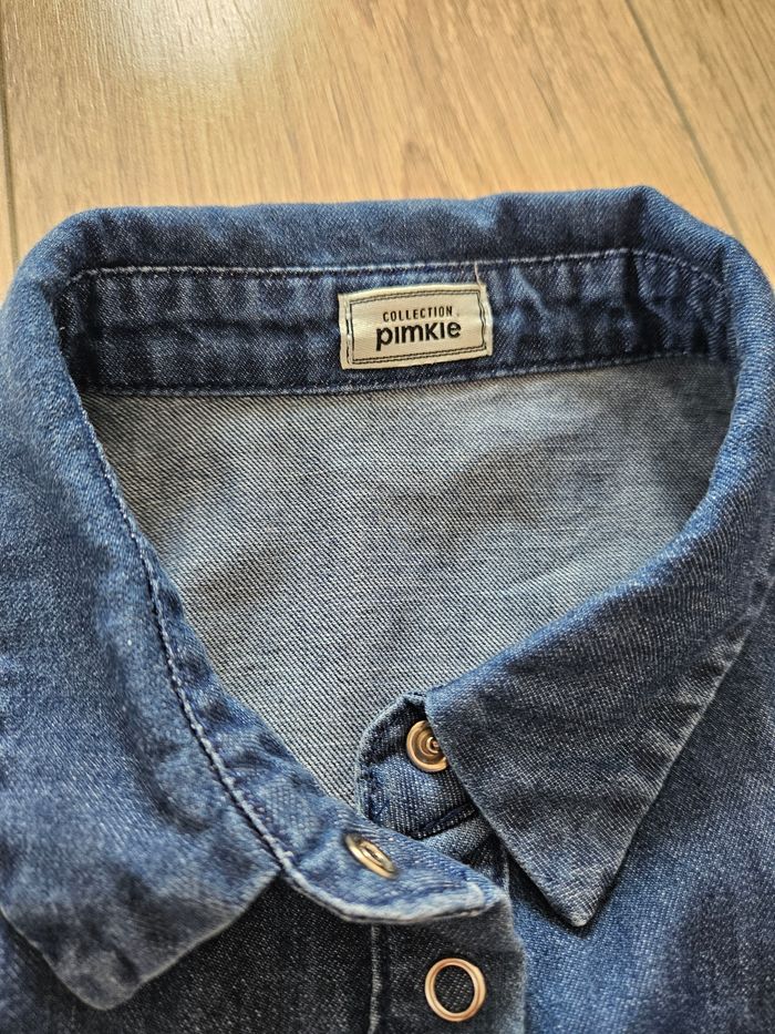 Jolie robe en jean état neuf taille 34 - photo numéro 5