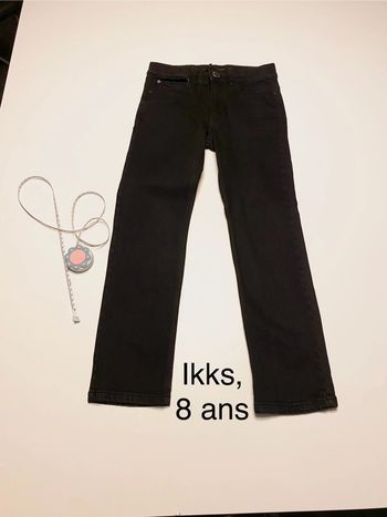 Jean noir IKKS Slim fit 8 ans