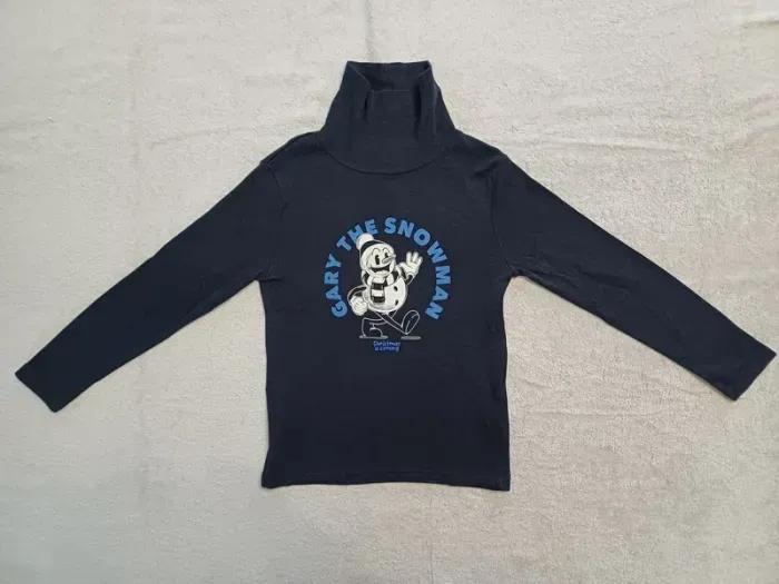 Sous pull bleu marine Kiabi 6 ans (réf perso V70)(familleac72)