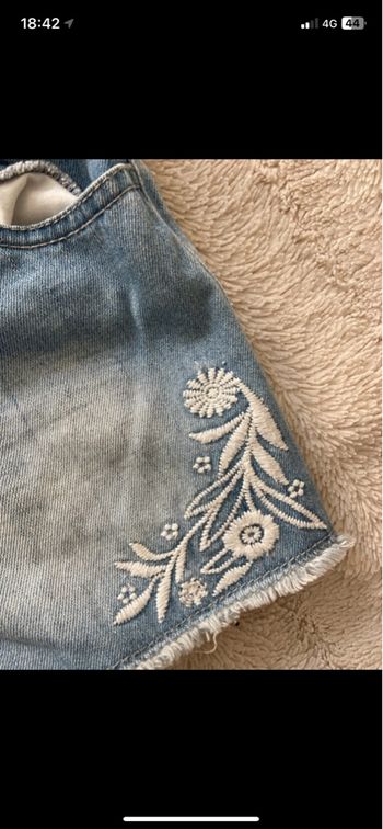 Salopette short 8-9 ans 