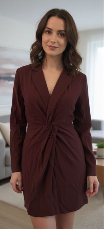 Robe Zara bordeaux Xs