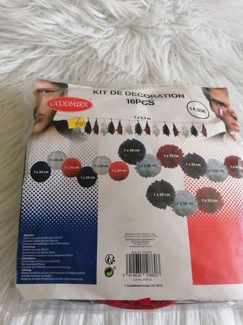 Decoration anniversaire neuf 