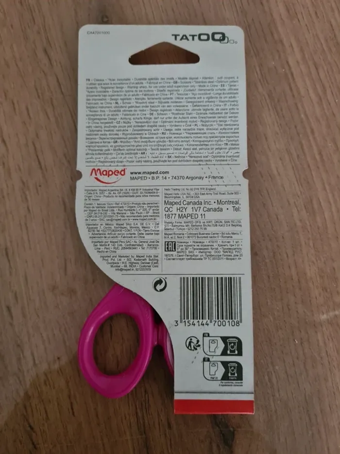 Paire de ciseaux Maped Tatoo Innovation - photo numéro 2