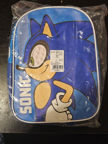 Sac à dos Sonic maternelle - Pop It - Neuf