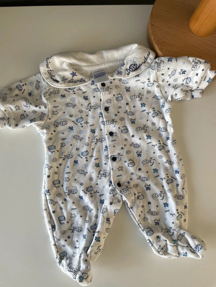 Pyjama bébé poisson naissance