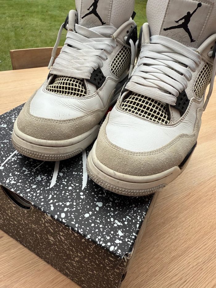 Air Jordan 4 Military Black Noir et Blanche - photo numéro 16