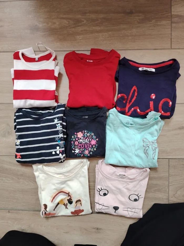 Tee shirt manches longues et courtes