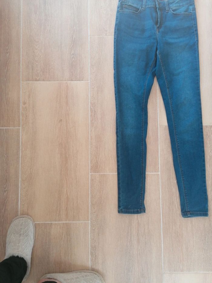 Jeans femme taille 36 élastique skinny - photo numéro 2