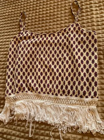 Débardeur à franges