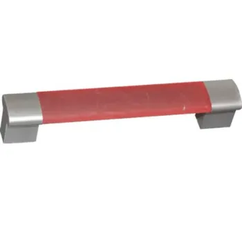 Poignée acrylique 96 mm – Rouge – Vis fournies (x2) Neuf