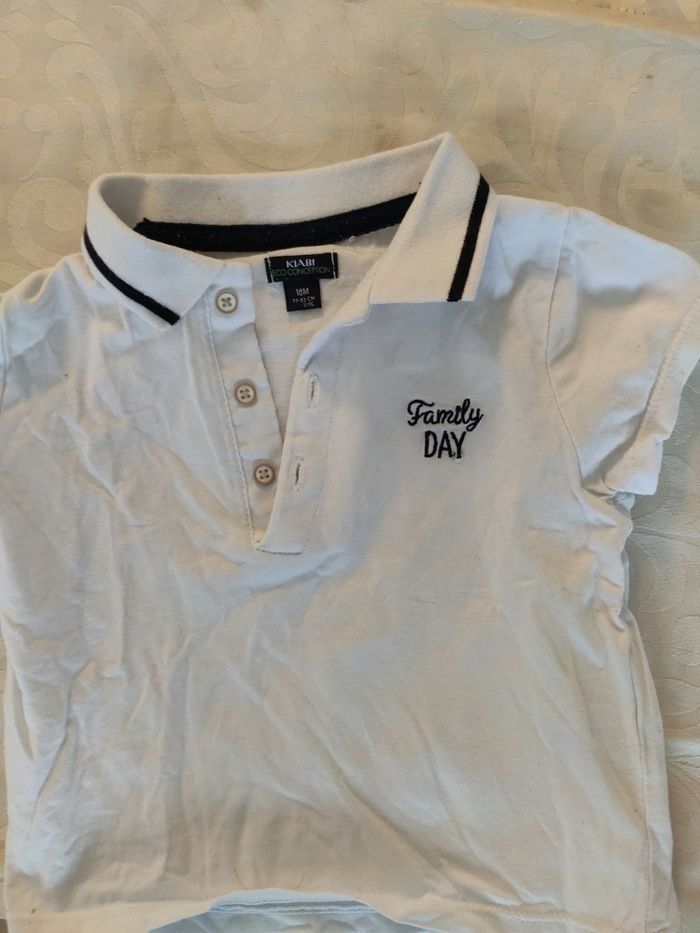 Lots de 13 t-shirts, polos et débardeur - taille 18 mois - photo numéro 2