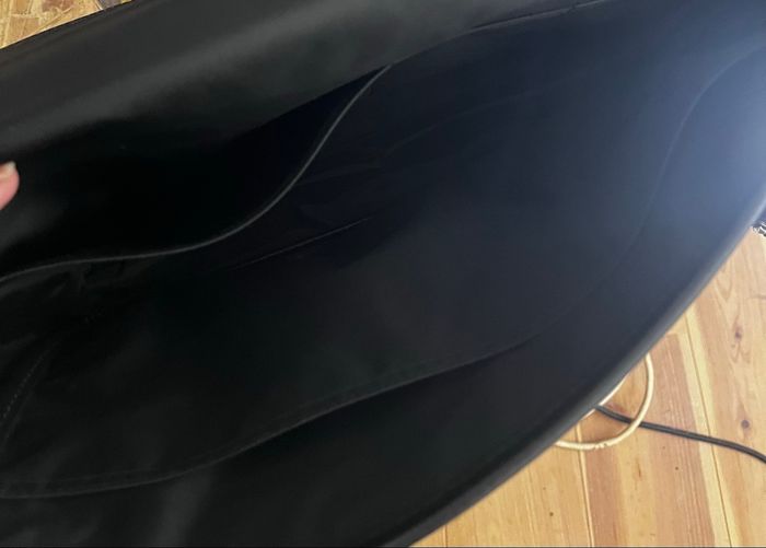 Sac longchamp cuir noir - photo numéro 4