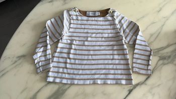 Tee-shirts petit bateau 4 ans marinière