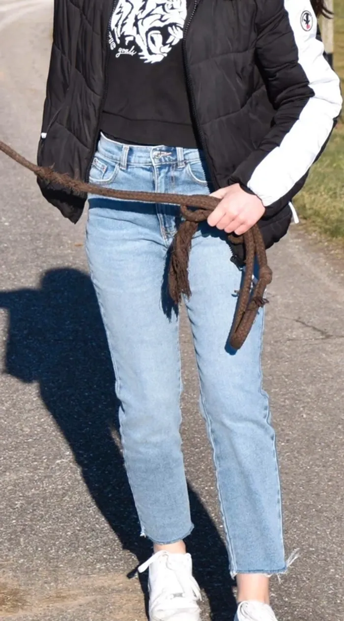 Jean Mom coupé