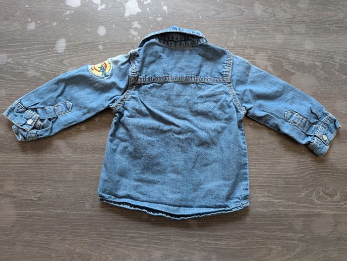 Chemise habillée effet jean - photo numéro 4