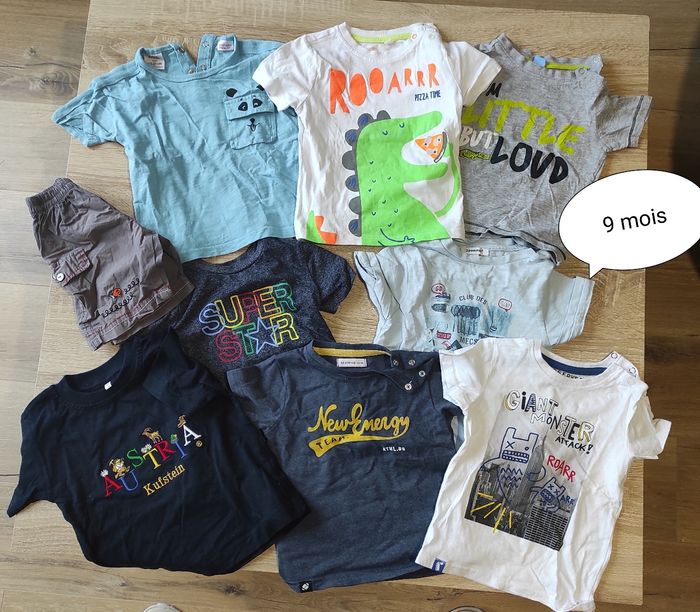T-shirts 9 mois